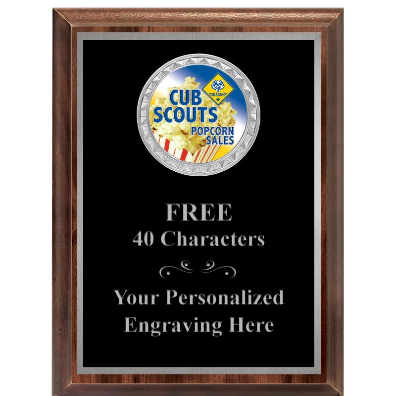 6X8 WOOD EXECUTIVE INS PLQ SV