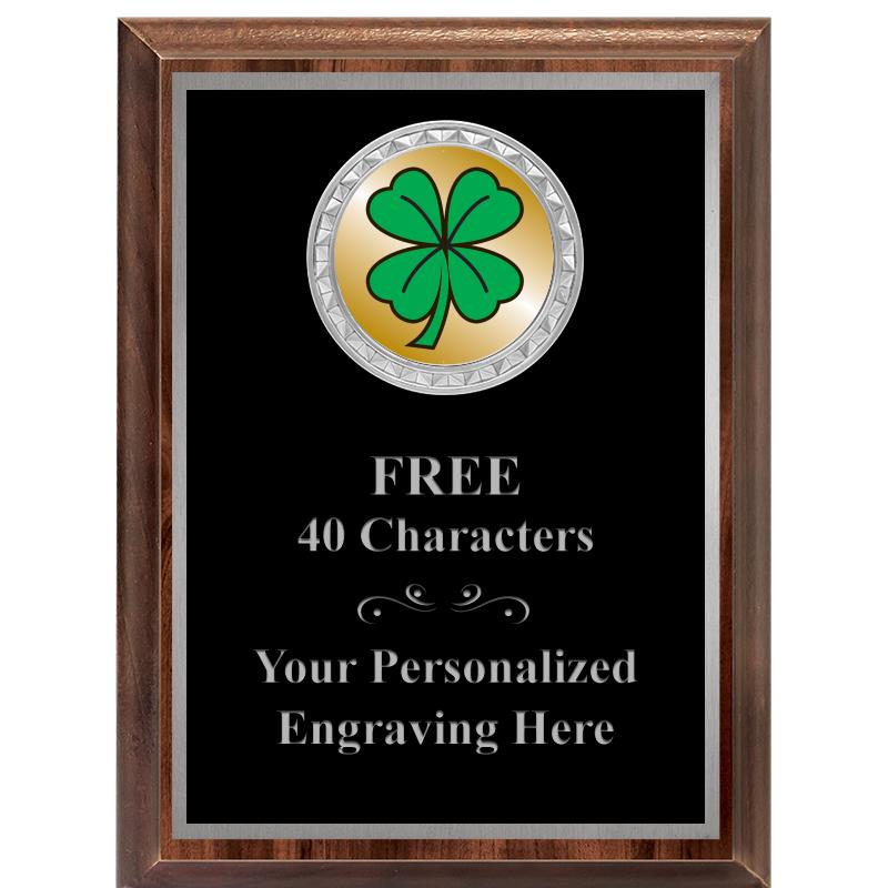 6X8 WOOD EXECUTIVE INS PLQ SV