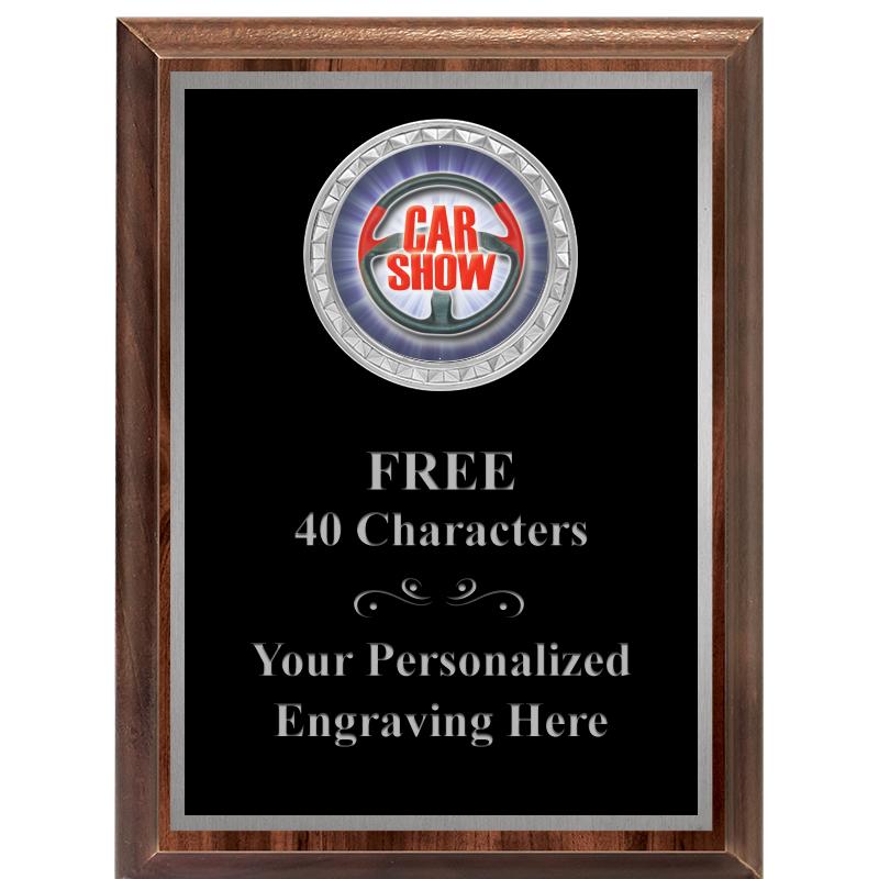 6X8 WOOD EXECUTIVE INS PLQ SV