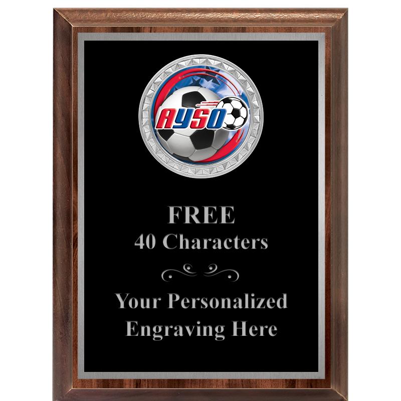 6X8 WOOD EXECUTIVE INS PLQ SV