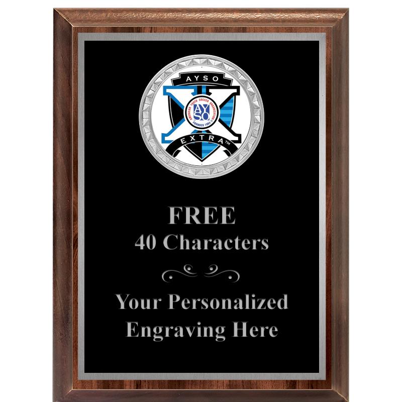 6X8 WOOD EXECUTIVE INS PLQ SV