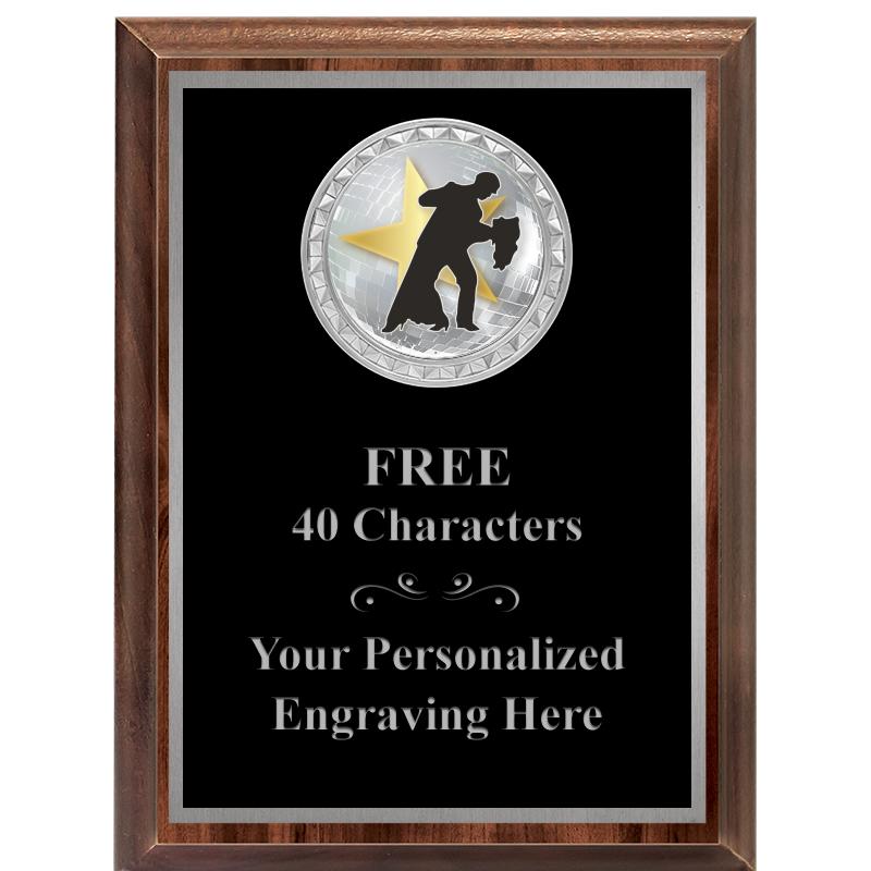 6X8 WOOD EXECUTIVE INS PLQ SV