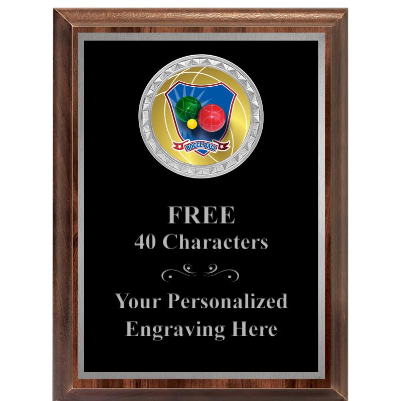 6X8 WOOD EXECUTIVE INS PLQ SV