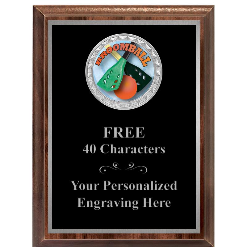 6X8 WOOD EXECUTIVE INS PLQ SV