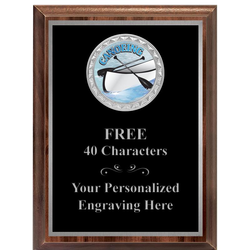 6X8 WOOD EXECUTIVE INS PLQ SV