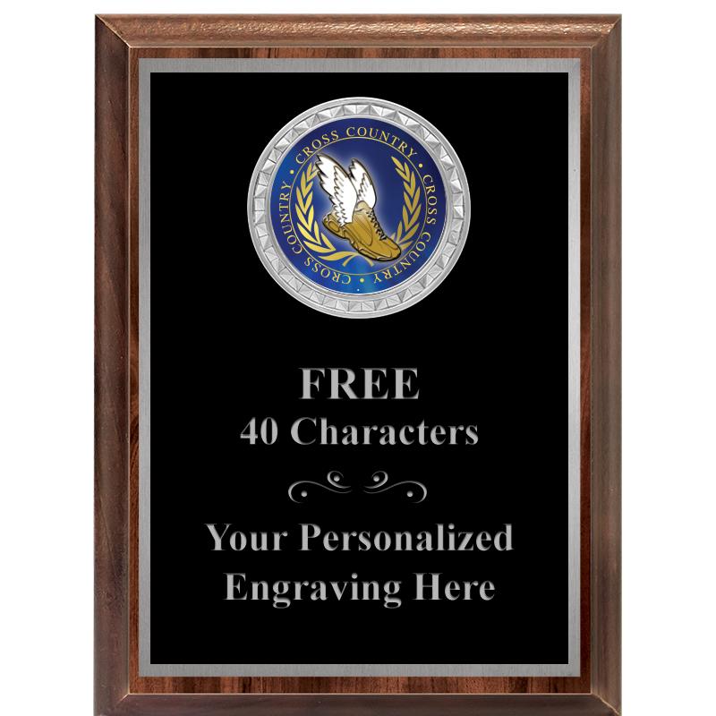 6X8 WOOD EXECUTIVE INS PLQ SV