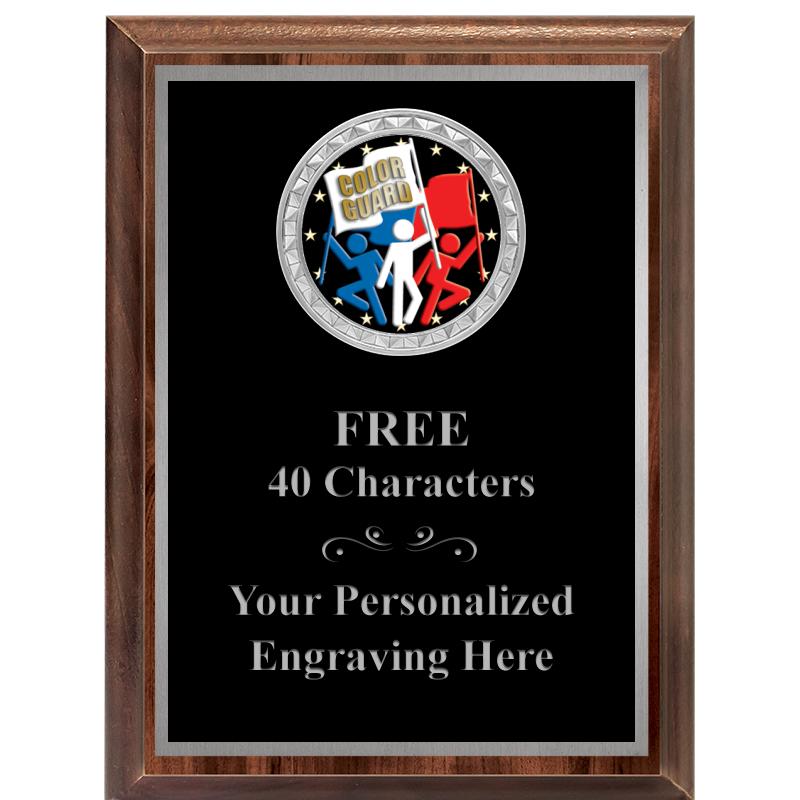 6X8 WOOD EXECUTIVE INS PLQ SV