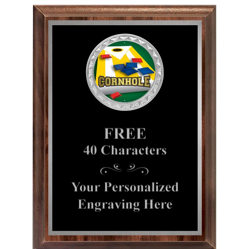 6X8 WOOD EXECUTIVE INS PLQ SV