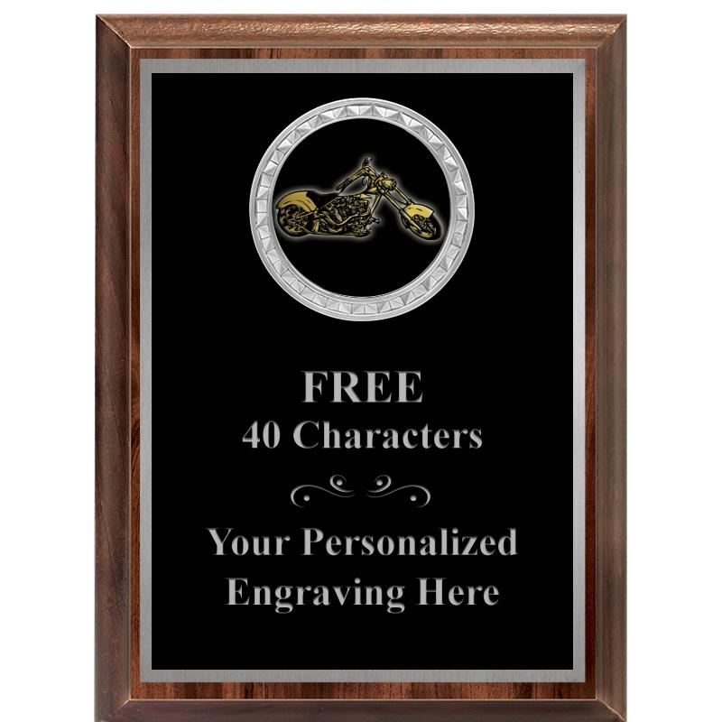 6X8 WOOD EXECUTIVE INS PLQ SV