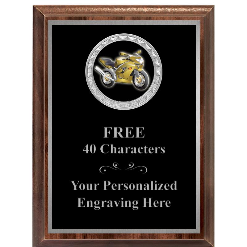 6X8 WOOD EXECUTIVE INS PLQ SV