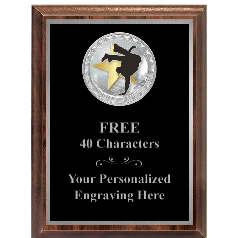 6X8 WOOD EXECUTIVE INS PLQ SV