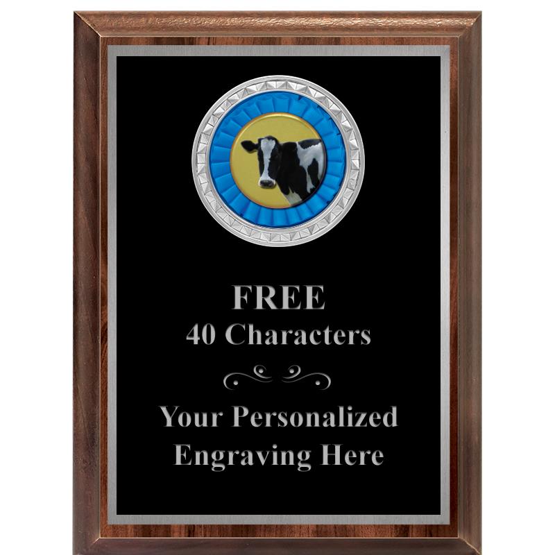 6X8 WOOD EXECUTIVE INS PLQ SV