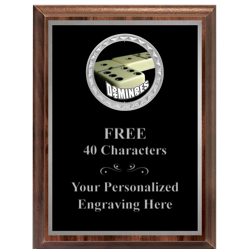 6X8 WOOD EXECUTIVE INS PLQ SV