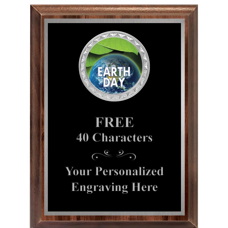 6X8 WOOD EXECUTIVE INS PLQ SV