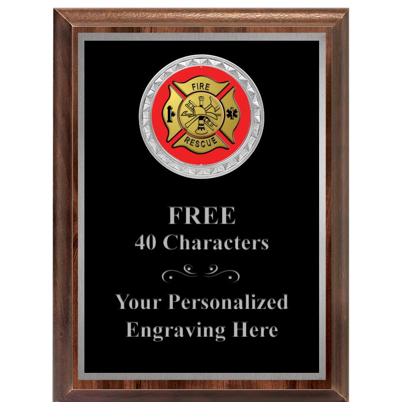 6X8 WOOD EXECUTIVE INS PLQ SV