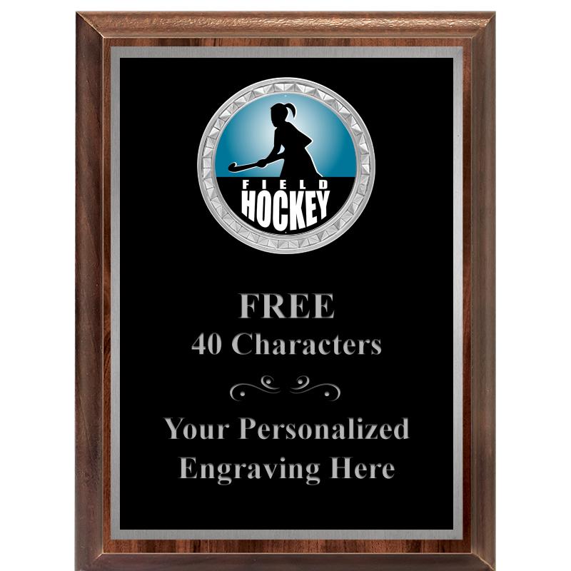 6X8 WOOD EXECUTIVE INS PLQ SV