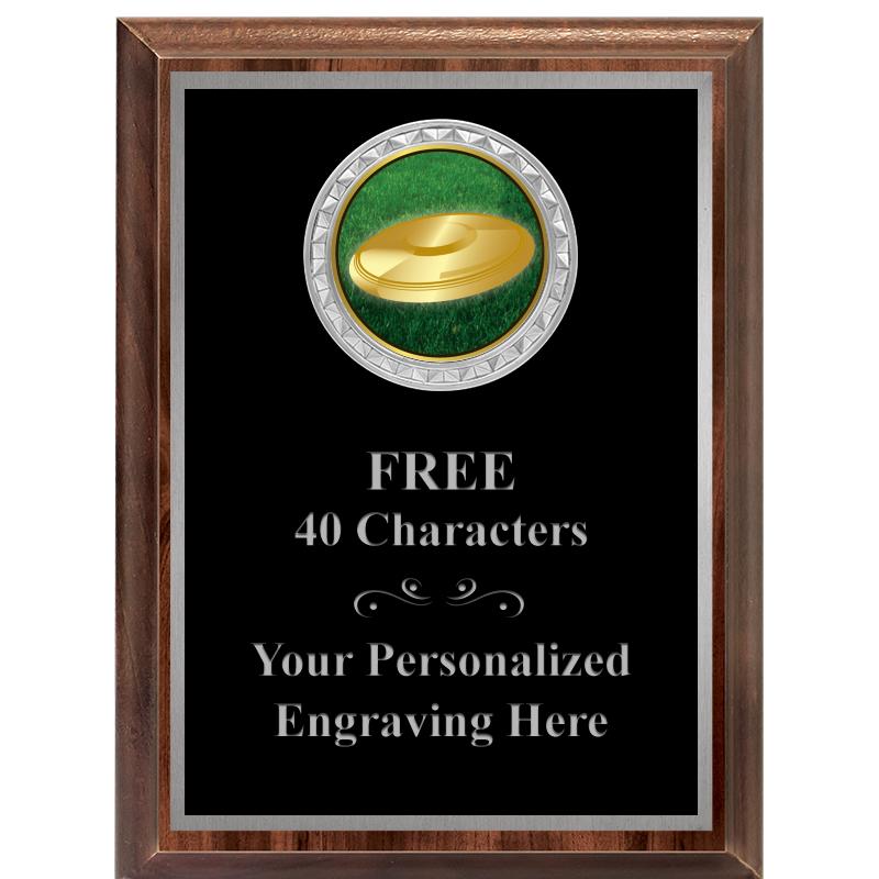 6X8 WOOD EXECUTIVE INS PLQ SV