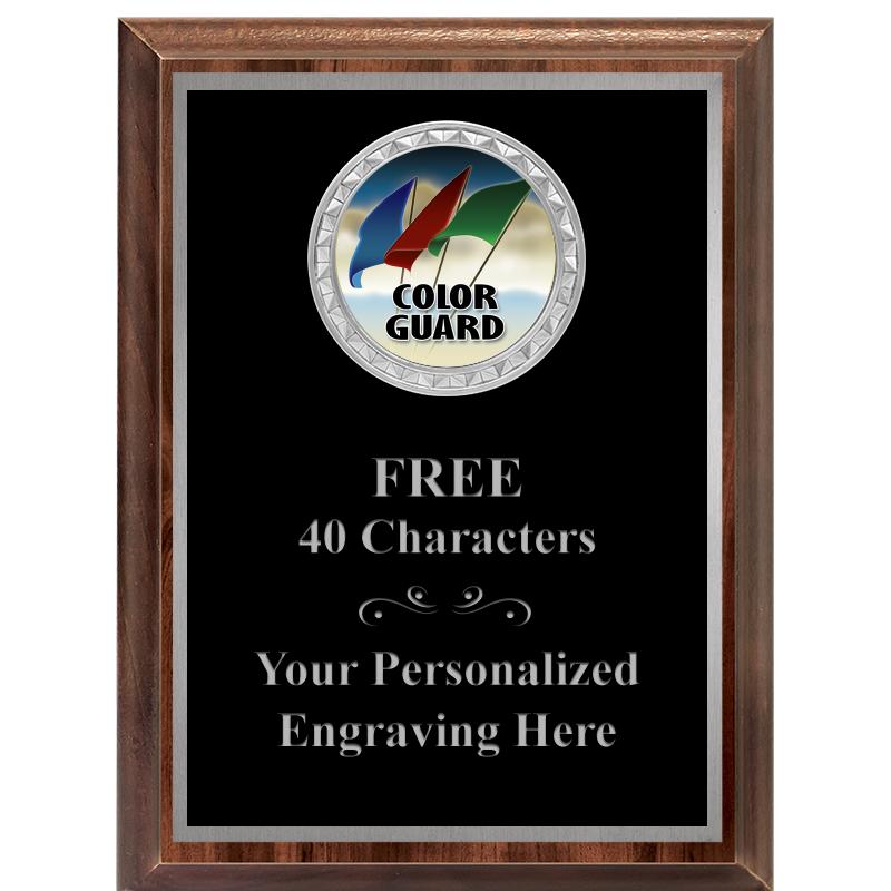 6X8 WOOD EXECUTIVE INS PLQ SV