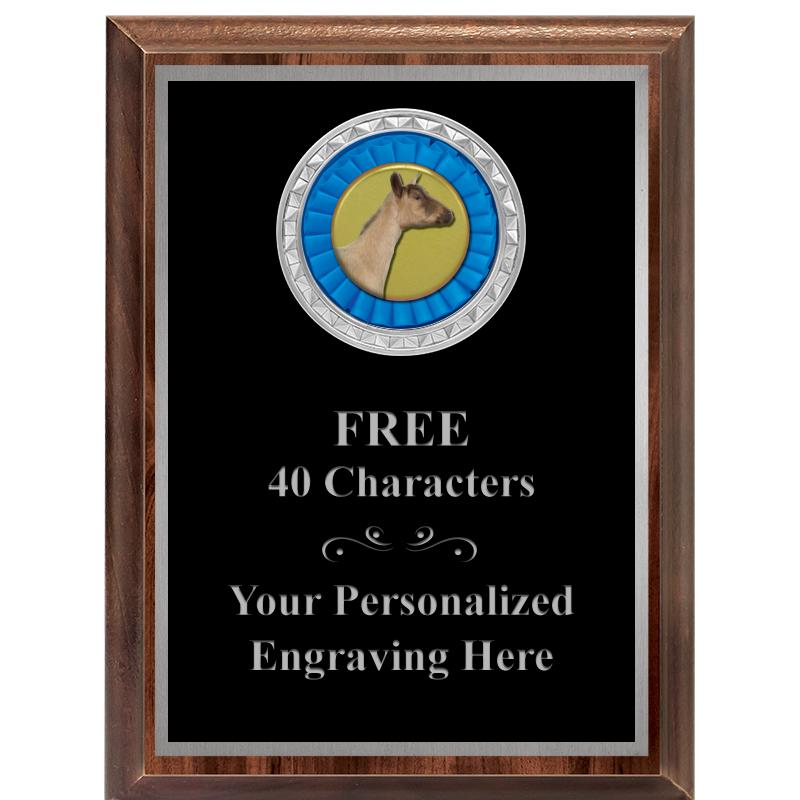 6X8 WOOD EXECUTIVE INS PLQ SV