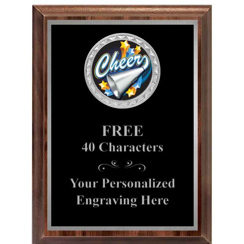 6X8 WOOD EXECUTIVE INS PLQ SV