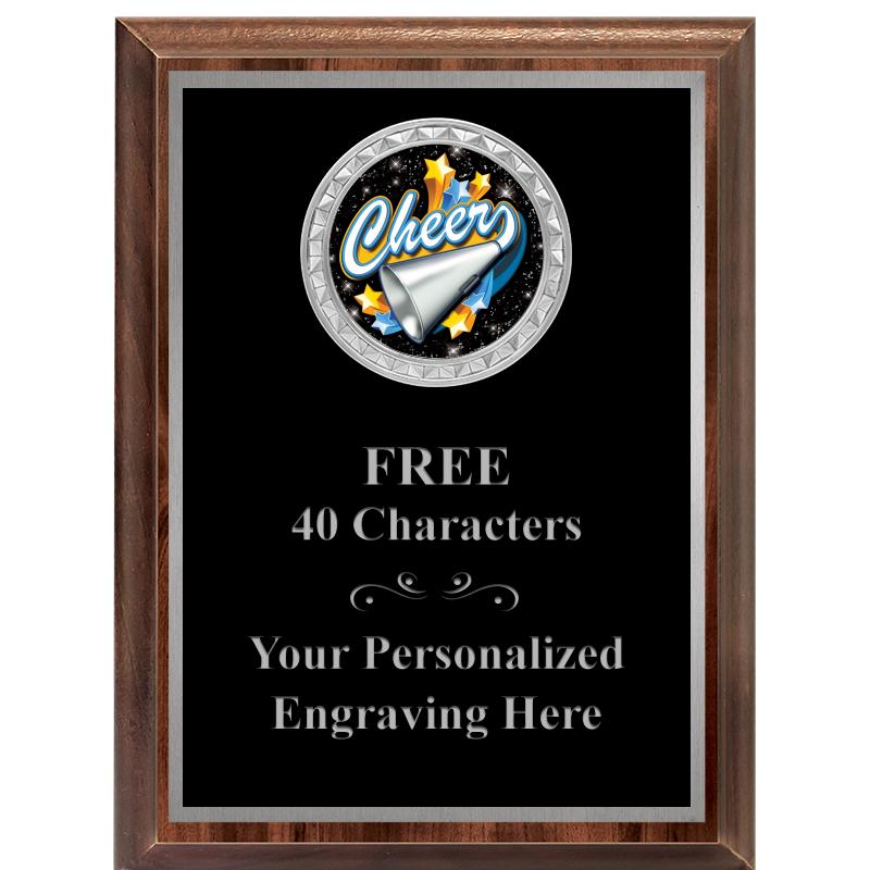 6X8 WOOD EXECUTIVE INS PLQ SV