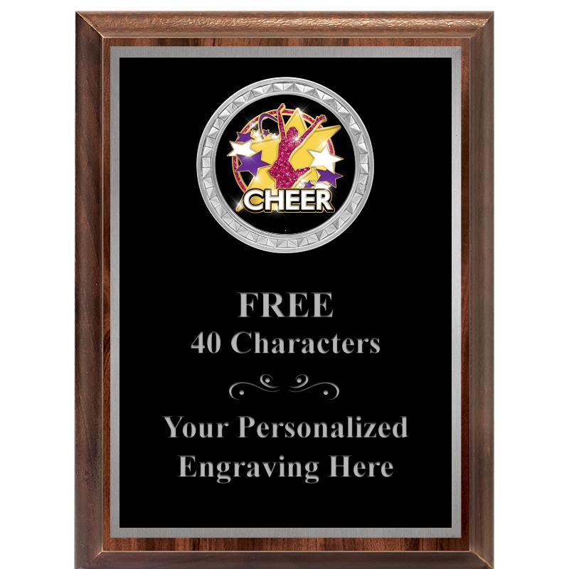 6X8 WOOD EXECUTIVE INS PLQ SV