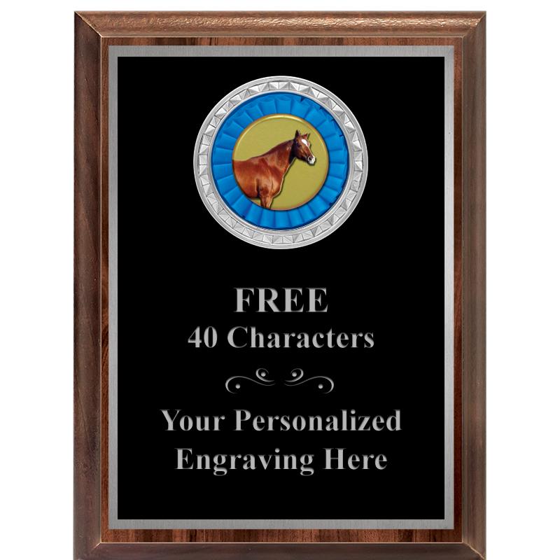 6X8 WOOD EXECUTIVE INS PLQ SV