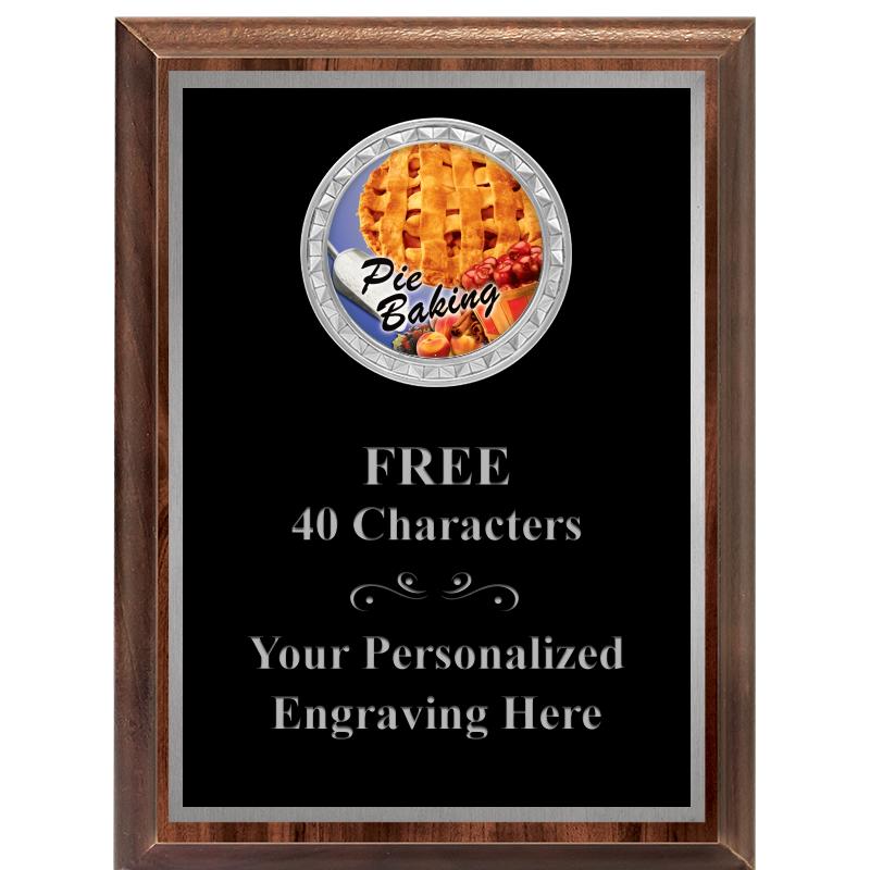 6X8 WOOD EXECUTIVE INS PLQ SV