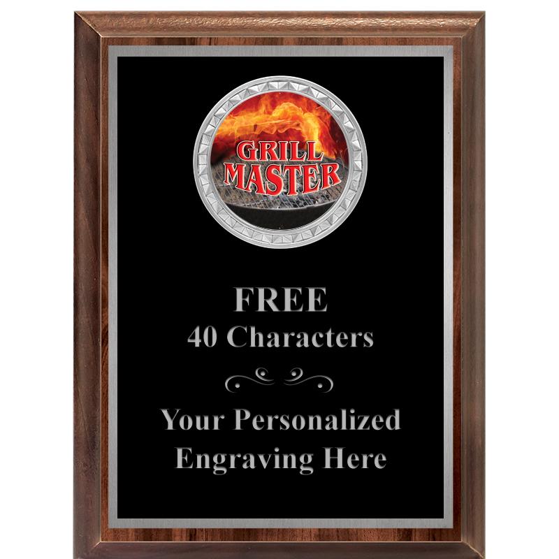 6X8 WOOD EXECUTIVE INS PLQ SV