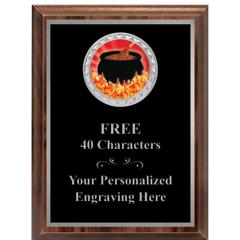 6X8 WOOD EXECUTIVE INS PLQ SV