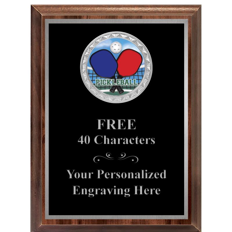 6X8 WOOD EXECUTIVE INS PLQ SV