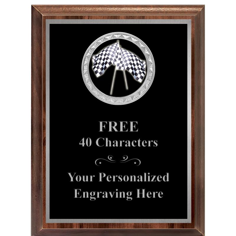 6X8 WOOD EXECUTIVE INS PLQ SV