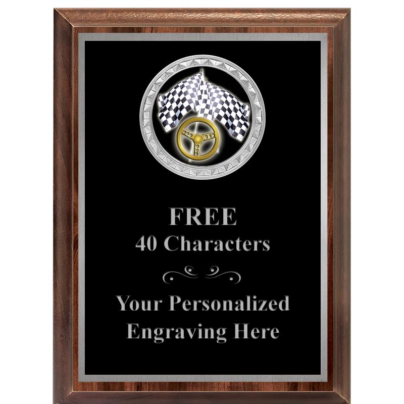 6X8 WOOD EXECUTIVE INS PLQ SV