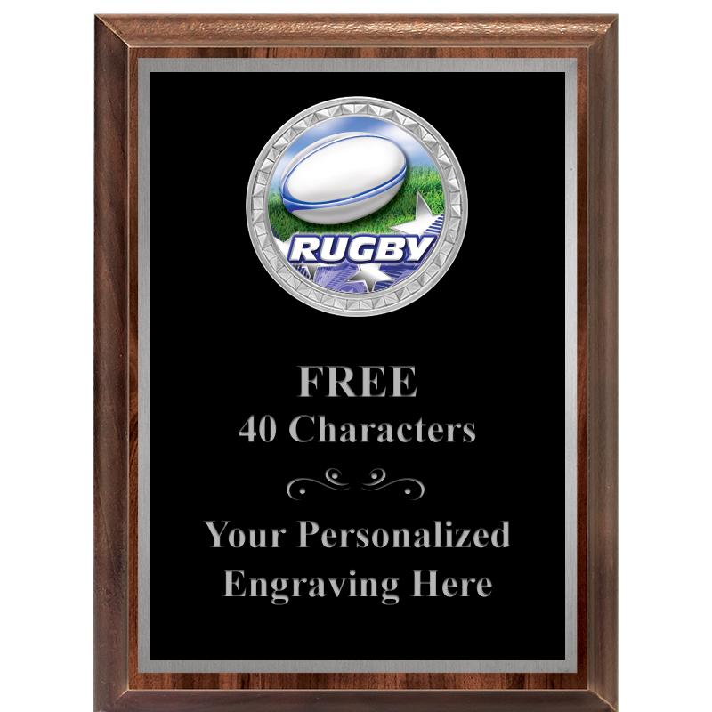 6X8 WOOD EXECUTIVE INS PLQ SV