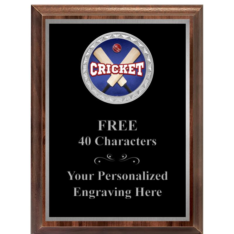 6X8 WOOD EXECUTIVE INS PLQ SV