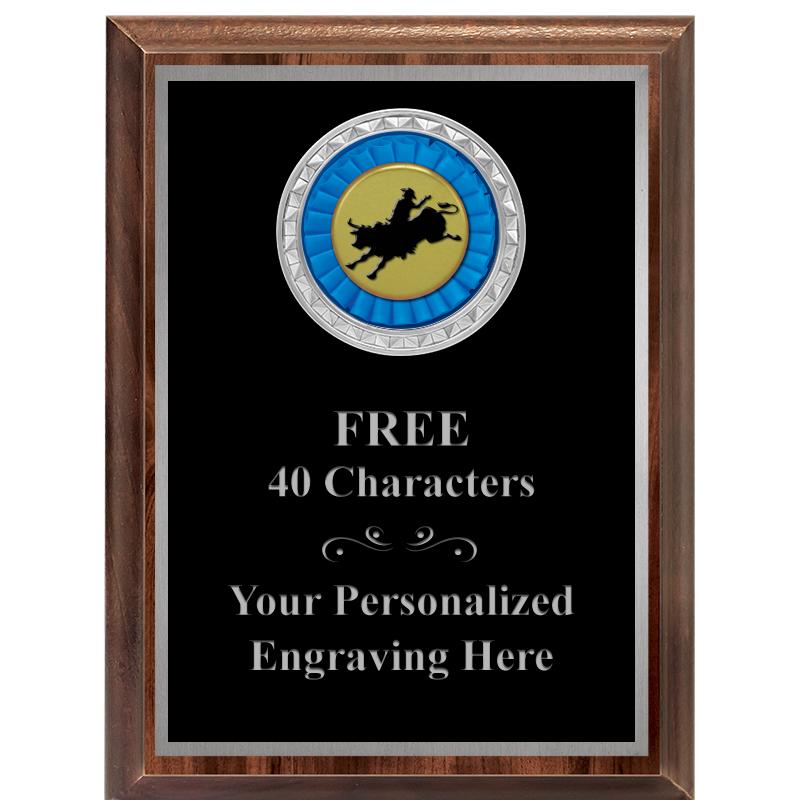 6X8 WOOD EXECUTIVE INS PLQ SV