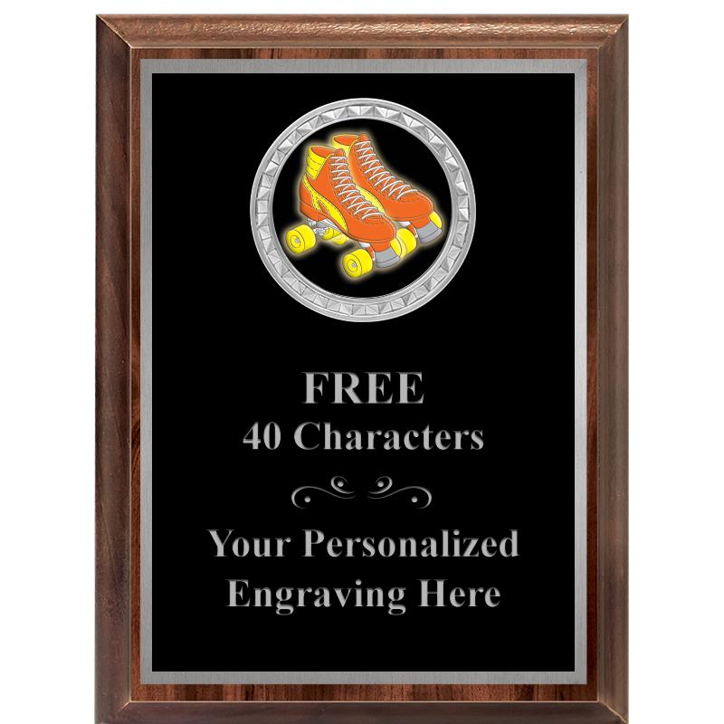 6X8 WOOD EXECUTIVE INS PLQ SV