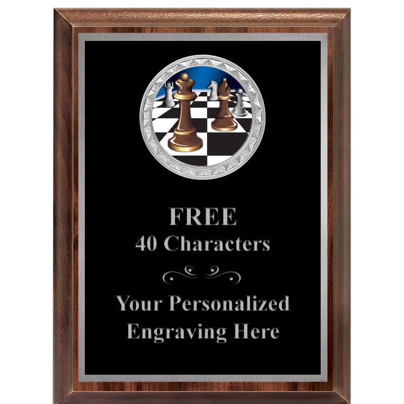 6X8 WOOD EXECUTIVE INS PLQ SV