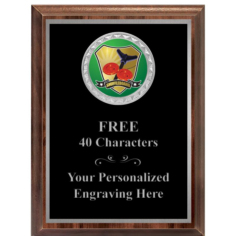 6X8 WOOD EXECUTIVE INS PLQ SV