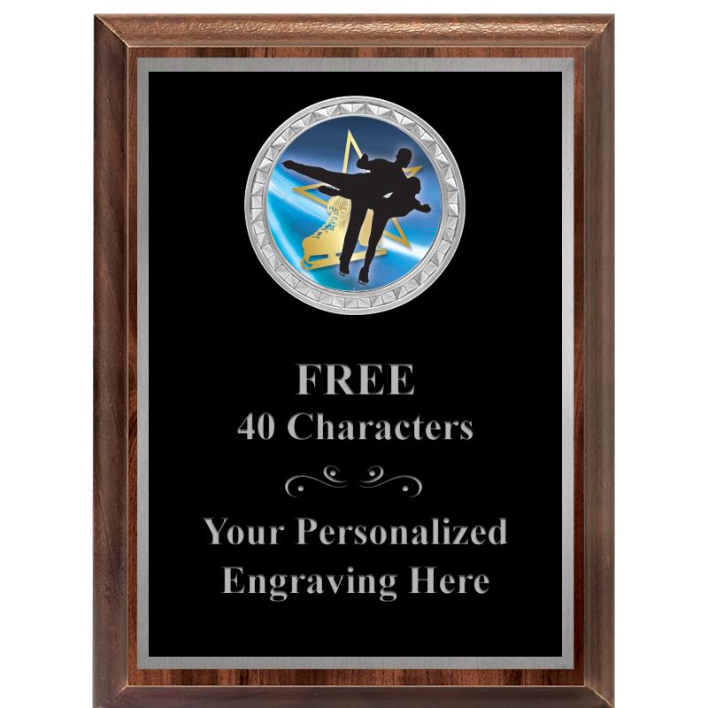 6X8 WOOD EXECUTIVE INS PLQ SV