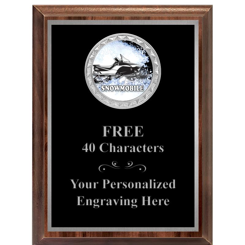 6X8 WOOD EXECUTIVE INS PLQ SV