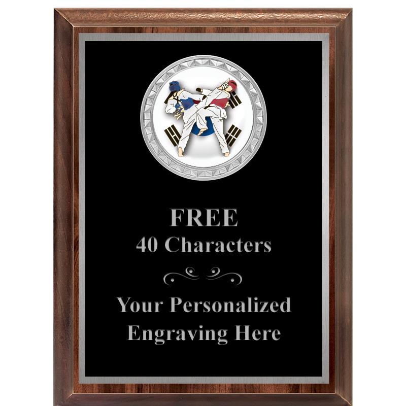 6X8 WOOD EXECUTIVE INS PLQ SV