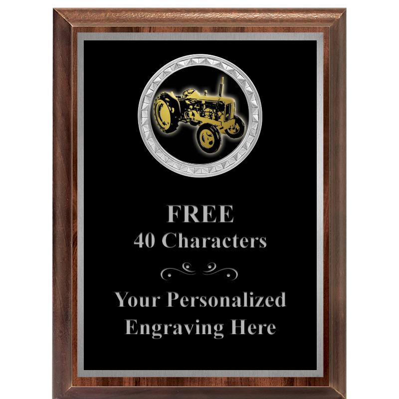 6X8 WOOD EXECUTIVE INS PLQ SV