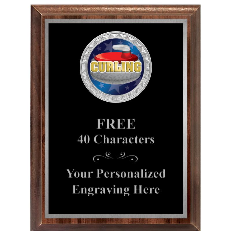 6X8 WOOD EXECUTIVE INS PLQ SV