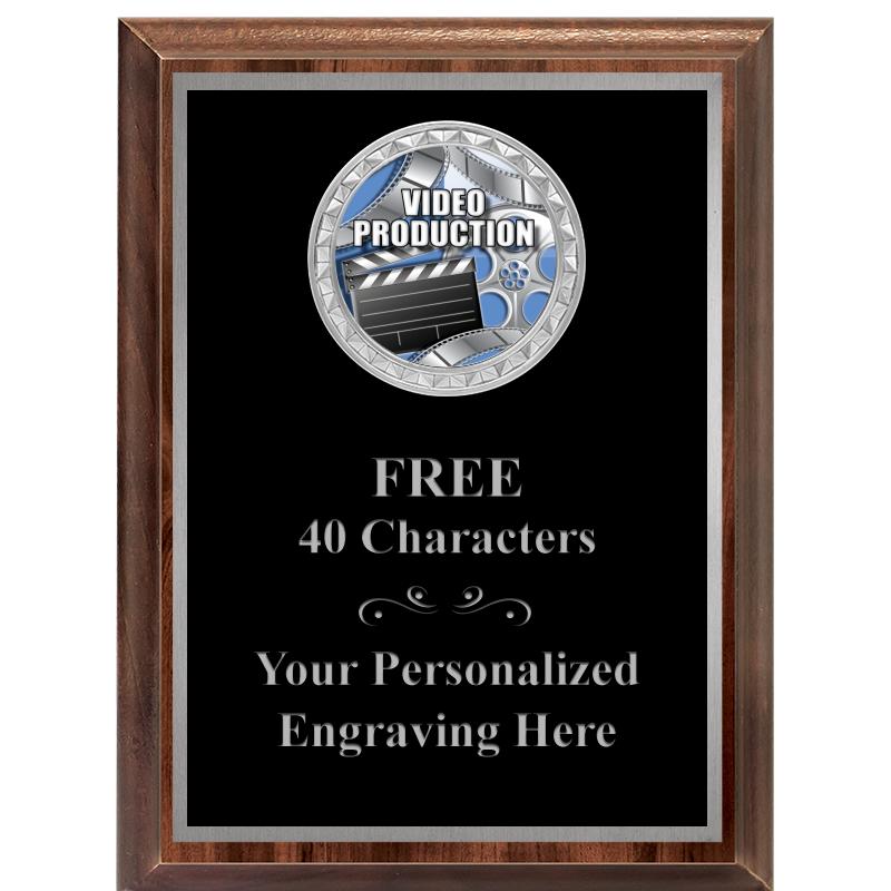 6X8 WOOD EXECUTIVE INS PLQ SV