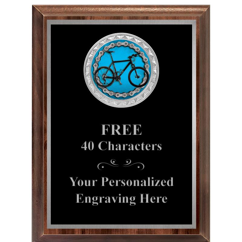 6X8 WOOD EXECUTIVE INS PLQ SV