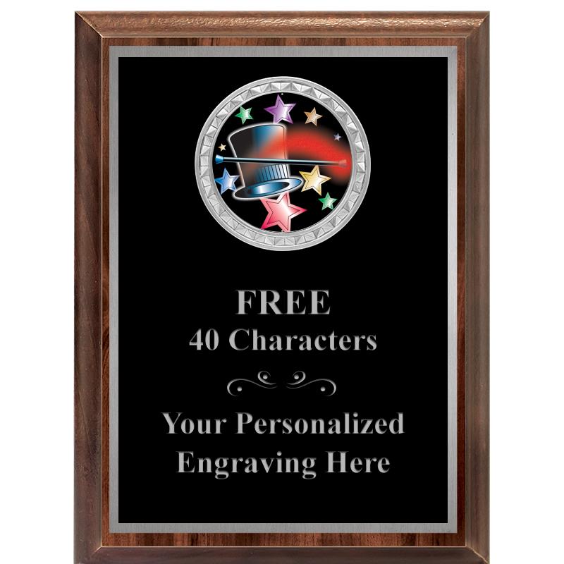 6X8 WOOD EXECUTIVE INS PLQ SV