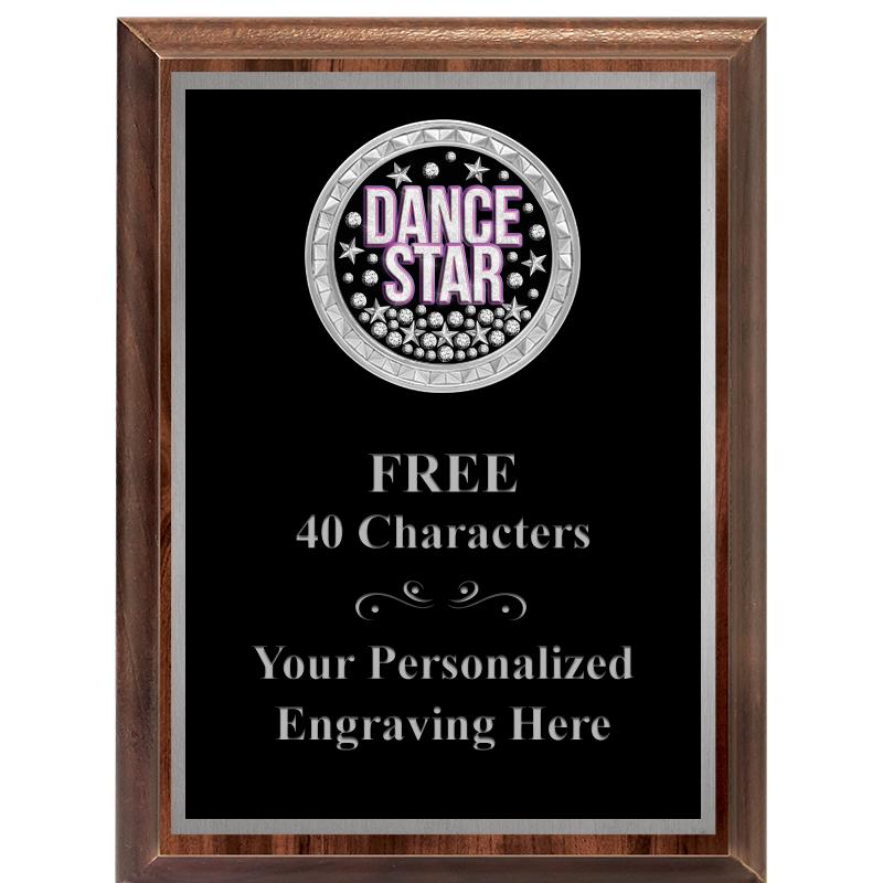 6X8 WOOD EXECUTIVE INS PLQ SV