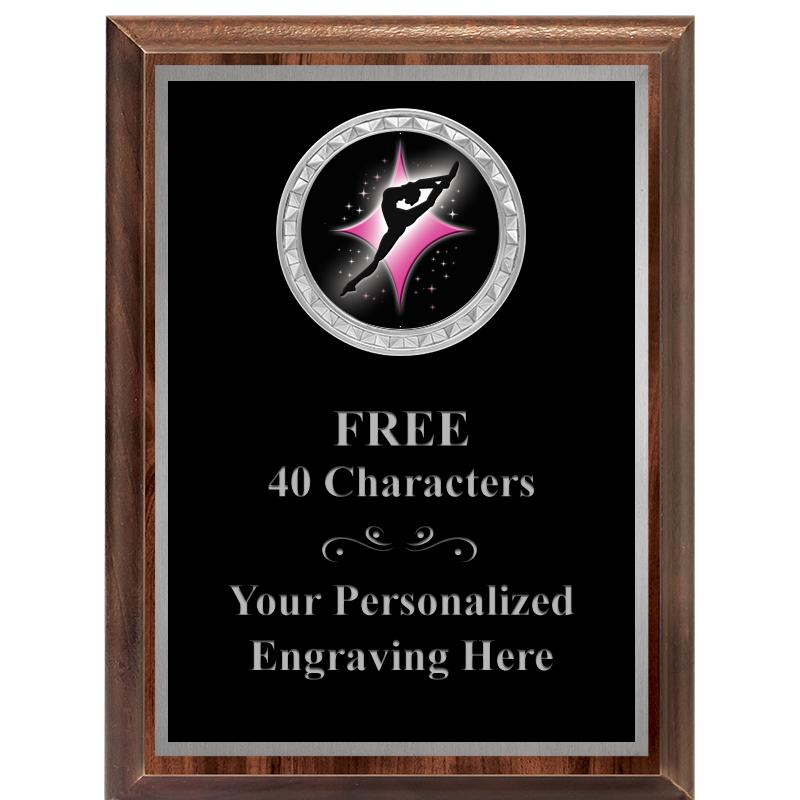 6X8 WOOD EXECUTIVE INS PLQ SV