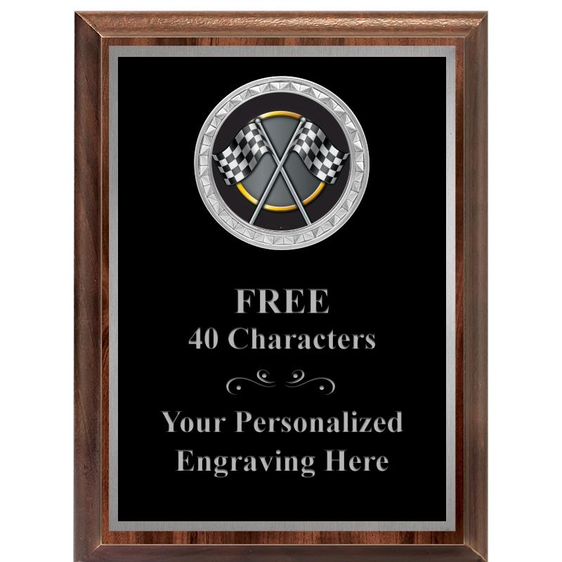 6X8 WOOD EXECUTIVE INS PLQ SV